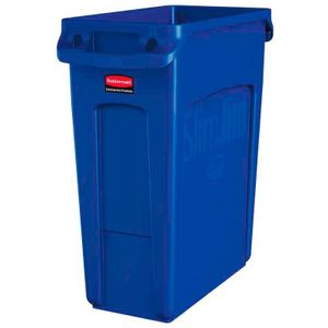 Slim Jim met luchtsleuven 60 ltr, Rubbermaid