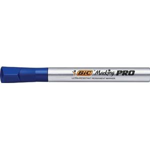 Bic markeerstift Marking Pro, beitelpunt, blauw [12x]