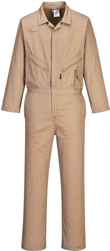 Portwest - DUBAI C812KHRS - Overal - Kaki - 100% Katoen