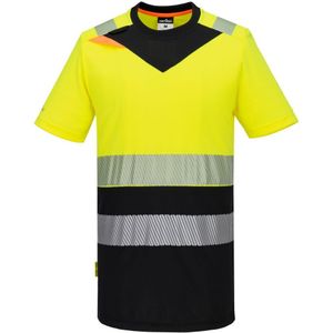 DX4 Hi-Vis T-shirt korte mouw klasse 1 maat 4XL, Yellow/Black