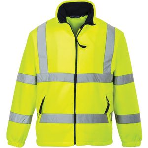 High Vis Fleece Mesh Gevoerd maat Large, Yellow