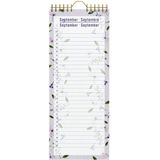 Verjaardagskalender Lannoo Flowers 130x325