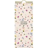 Verjaardagskalender Lannoo Flowers 130x325