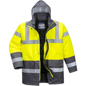 Hi-Vis Twee Kleuren Verkeersjack maat XL, YeGrey