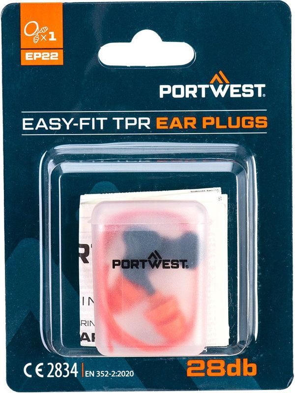 Easy Fit TPR met koord (1 paar) maat , Orange