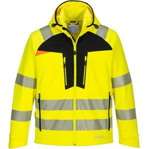 Portwest - DX4 Hi-Vis Softshell - Geel/Zwart - 3L - 6XL