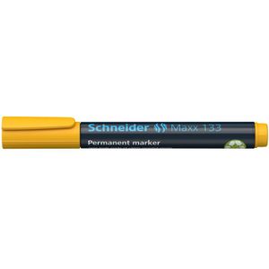 marker Schneider Maxx 133 permanent beitelpunt geel [10x]