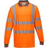 Portwest - Comfort Polo - Lange Mouw - Oranje