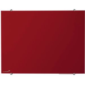 Legamaster glasbord 90x120cm rood