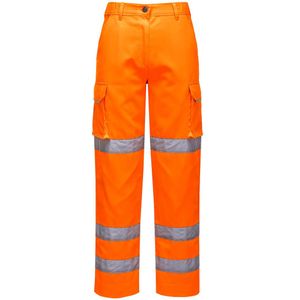 Dames Hi-Vis Broek maat Large, Orange