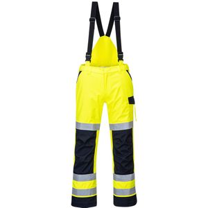 Portwest - Modaflame Rain MV71 - Regenbroek - Geel/Marine