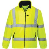 High Vis Fleece Mesh Gevoerd maat XL, Yellow