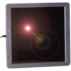 Perel Zonnepaneellader met oplaadindicator, voor voertuigen, boten en campers, met 3m kabel