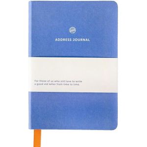 Notitieblok A6 blauw A Journal lijn [6x]