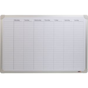 Whiteboard  Week Planner  60 x 90 cm