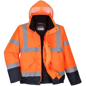 Hi-Vis tweekleuren bomberjack maat Small, OrNa