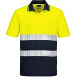 Portwest - S175 - Poloshirt - Geel/Marine - Korte Mouw
