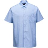 Overhemd - Korte Mouwen - Borstzak - Comfortabele Pasvorm - Knoopsluiting Voorzijde