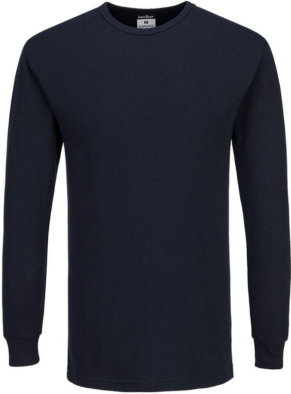 Thermisch T-Shirt Lange Mouw maat 4XL, Navy
