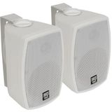 SET VAN 2 DYNAMISCHE TWEEWEG 4" LUIDSPREKERBOXEN 2 x 100w - 16 ohms en 100V