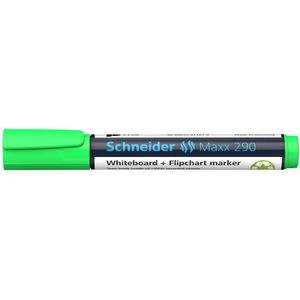 Boardmarker Schneider Maxx 290 ronde punt licht groen [10x]