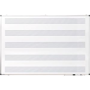 Legamaster PREMIUM bedrukt whiteboard notenbalk 100x150cm