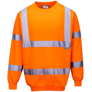 Hi-Vis Sweatshirt maat Small, Orange