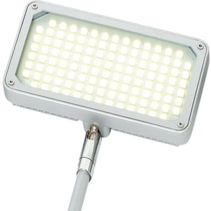 Wand LED 116 Zilver Stekker Positie Achterzijde