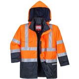 Bizflame Regen Hi-Vis Multi-Beschermend Jack maat Medium, OrNa