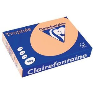 Clairefontaine TrophA(C)e Pastel A4, 80 g, 500 vel, zalm