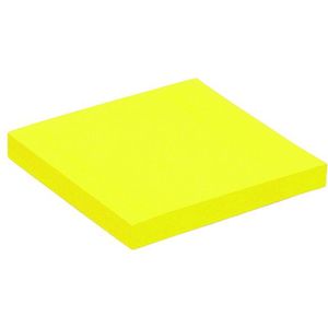 Memoblok Quantore 76x76mm neon geel [6x]