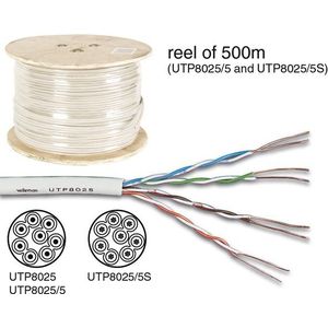 UTP KABEL CAT5E 4 x 2 x 0.51mm IVOOR / 4 TWISTED PAIRS - 100m
