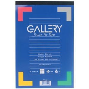 Gallery schrijfblok, ft A4, geruit 5 mm, blok van 100 vel