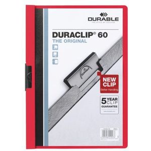 Klemmap Durable 2209 A4 6mm rood