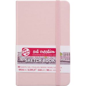 Schetsboek Talens Art Creation roze 9x14cm 140gr 80vel