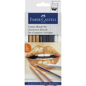 Grafietpotloden Faber-Castell Goldfaber Classic set 6-delig