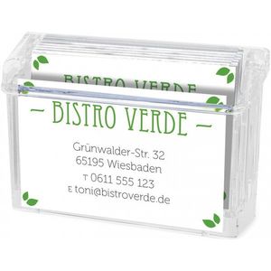 Visitekaarthouder deflecto "Grab-a-Card", 110 x 75 x 37mm