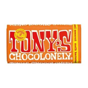 Tony's Chocolonely - Classic Melk Karamel Zeezout, 180 gram [15x]