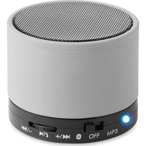 Bluetooth-luidspreker Round bass, mat zilver