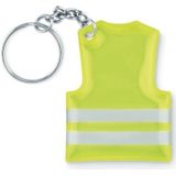 Sleutelhanger veiligheidsvest Visible ring, neon geel