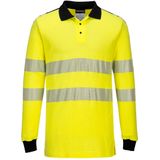 PW3 Vlamvertragende Modaflame Hi-Vis Poloshirt maat L, Yellow/Black