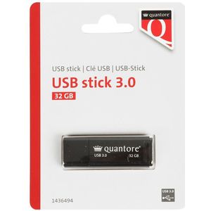 Quantore - USB-stick - Zwart - 32GB - USB 3.0