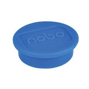 Magneet Nobo 24mm 600gr blauw 10stuks