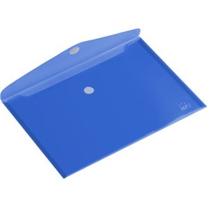 Enveloptas HF2 A4 liggend, transparant blauw [10x]