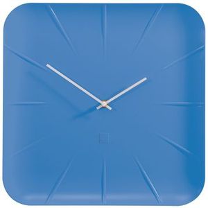 Sigel Artetempus Inu - Klok - Vierkant - Kunststof - 35x35 cm - Blauw