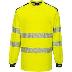 Portwest - PW3 Hi-Vis T-shirt - Geel - Lange Mouw - 4XL
