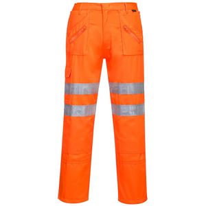 Spoorweg Action broek maat XXL, Orange