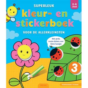 Kleur- en stickerboek Deltas Superleuk 2-4 jaar