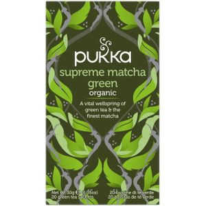 Thee Pukka supreme matcha green tea 20 zakjes