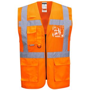 Madrid Executive Mesh Vest maat XL, Orange